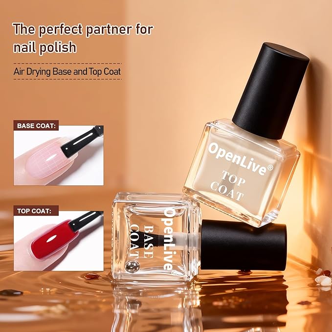 12Pcs Rose Nail Polish Set with Base and Top Coat Burgundy Dark Wine Cherry Red Hot Pink Fingernail Polish Kit Air Quick Dry Regular Finger Nail Polish Pack for Women Gift Holiday