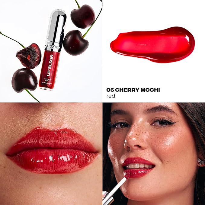 Sacheu Lip Liner STAY-N Peel Off Lip Stain — Long Lasting Waterproof Lip Tint with Hyaluronic Acid & Vitamin E — Transfer Proof Matte Finish, Vegan & Cruelty-Free (RED-Y OR NOT)