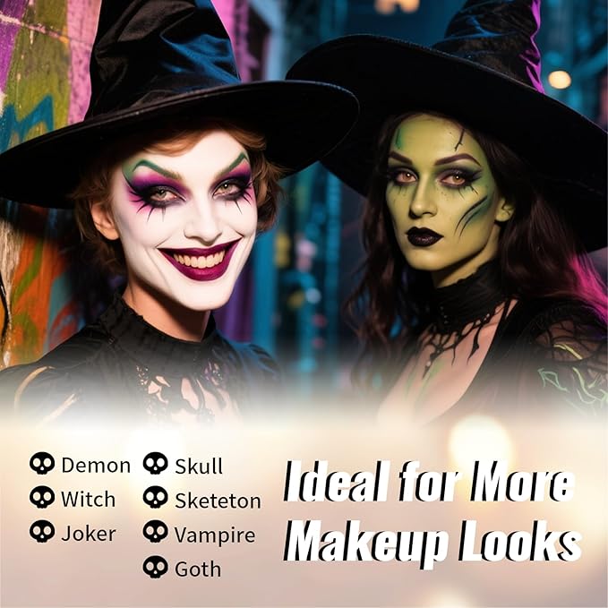 Pink Oil Based Face Body Paint Stick, Non-toxic Full-coverage Face Painting for Skull Clown Makeup Halloween Cosplay Makeup, Waterproof Cream Pink Body Painting for Adults