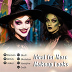 Blue Oil Based Face Body Paint Stick, Non-toxic Full-coverage Face Painting for SFX Cosplay Halloween SFX Mystique Smurf Clown Makeup Avatar, Waterproof Cream Blue Body Painting for Adults