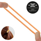 216-Piece Hair Ties, 4mm Hair Elastics, No Metal Ponytail Holders for Women, Durable for Thick, Curly and All Hair Types-Neutral Solids & Stripes