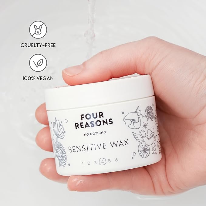 No nothing Hair Styling Wax For Sensitive Skin - Extra Strong Hold With Flexible Finish, Paraben, Fragrance Free, Vegan, Hypoallergenic, Texturing For Damp & Dry Hair, Men & Women