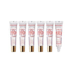 Ruby Kisses Broadway Vita-Lip Clear Lip Gloss (Peach 6 Pack), Ultra-Hydrating & Soothing Formula with Vitamin Oils, High-Shine Non-Sticky Finish, Healing Glossy Lip Balm Locks in Moisture
