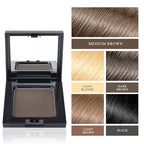 VOLLUCK Root Touch up Powder, Long-lasting Gray Hair Cover up Powder for All Hair Types, Waterproof for Women and Men (Medium-Brown, 0.42 0unce)