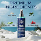 Sea Salt Spray for Men, Texturizing Hairspray, Valentines Day Gifts for Him, Surf Spray Adds Instant Volume, Travel Essentials, Christmas Gift for Men, 8.8 Oz