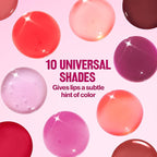 REVLON Super Lustrous Glimmer Lip Oil, Moisturizing & Tinted, Shiny Finish, Made with Plant-Based Squalane, 006 Plum Pop, 0.13 fl oz