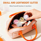 Body Glitter Face Glitter, Hair Glitter for Kids, 12 Shapes Fine Chunky Glitter Gel for Women Girls Makeup Sparkles Party Mermaid Sequins Rave Accessories Festival (White-Gold-Pink-Blue-Green-Red)