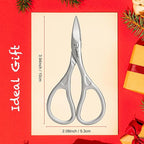 LePinko Professional Nail Scissors Kit, Micro-serrations Blades, Both for Manicure and Pedicure, Stocking Stuffers Gifts For Men and Women