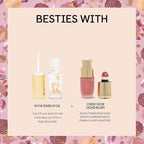 Winky Lux Pink Opal Glimmer Balm – Nourishing pH Lip Balm with Color Changing Pink Tint with Shimmer, Hydrating Ceramides Soften Lips, Raspberry Vanilla Scent