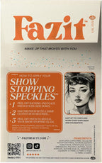 Fazit Makeup Patches - Show Stopping Speckles - Glow Up Make-Up Patches - Cute Glitter Makeup Accessories For Women - Cosmetic Glitter For Face
