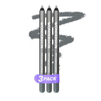 Wonderskin 1440 Longwear Blue Glitter Eyeliner Pencil, 3 Pack - Waterproof, Sharpenable Eyeliner & Smudge Proof Eye Liner Pencils (Oyster Blue)