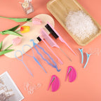 1000Pcs Elastic Clear Hair Bands, Rubber Band Cutter, Topsy Tail Styling Tools, Girls' Christmas Accessories Gift Set