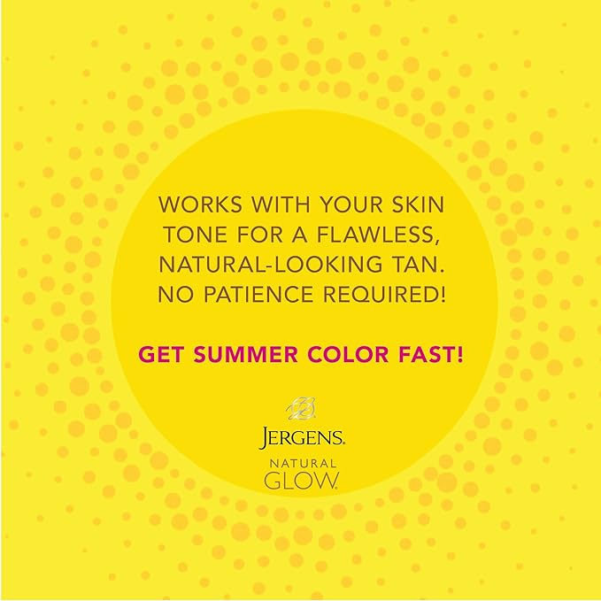 Jergens Natural Glow Instant Sun Body Mousse, Self Tanner for Deep Bronze Tan, Sunless Tanning Body Bronzer for Natural Looking Color Instantly, 6 Oz