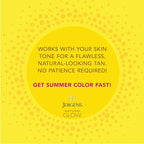 Jergens Natural Glow Instant Sun Body Mousse, Self Tanner for Deep Bronze Tan, Sunless Tanning Body Bronzer for Natural Looking Color Instantly, 6 Oz