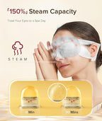 21 Packs Men's Steam Eye Mask, 3D Self Heated, Natural Cotton, Steam Eye Mask for Sleeping, Relaxation, Disposable, Spa, Travel Gifts for Women, Men