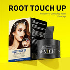 Sevich Hairline Powder - Root Touch Up Instantly Hair Color for Thinning Gray Coverage - Bald Spot Concealing Hair Powder for Women & Men - 48Hour Waterproof & Sweatproof - Black