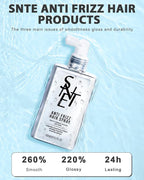 Anti Frizz Anti-Humidity Smoothing Spray for Frizz Control, Hair Shine, and Split End Repair - 6.7fl oz