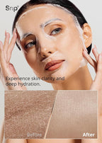 SNP 100% Diamond + 1000mg Hyaluronic Acid Sheet Mask | Tightening, Hydrating, and Nourishing with Real Diamonds for All Oily Skin Types | Korean Face Mask Skincare | Facial Moisturizing | 10 Sheets