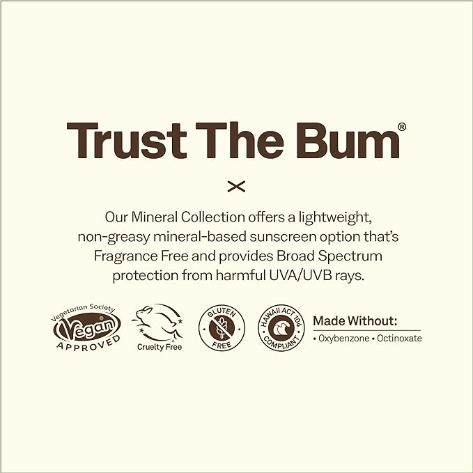 Sun Bum Mineral SPF 50 Face Stick Sunscreen - Water-Resistant Broad Spectrum Sunscreen with Vitamin E - Hawaii 104 Act Compliant (Made without Octinoxate & Oxybenzone) - Travel Size 0.45 oz