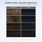 XMONDO Color Blue Black Color Depositing Mask & Semi-Permanent Hair Dye Super Gloss Infused with Bond Boosters for Nourishment, Revitalize & Repair, Vegan Formula, 8 Fl Oz