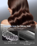 CONFU Professional Hair Dryer with Diffuser - 110,000 RPM High-Speed Ionic Blow Dryer for Fast Drying & Frizz Control - Lightweight for Home, Travel, Curly Hair