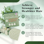 Kitsch Rosemary & Biotin Volumizing Hair Conditioner Bar for Hair Growth & Thickening – Hydrating & Cleansing Hair Conditioner for Women & Men - Paraben, Silicone & Sulfate Free - Made in USA - 2.7 oz