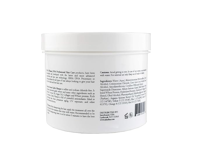 Conditioner - Infused with Keratin and Garlic Extract For Damaged Thinning Hair - Stops Hair Loss and Promotes Growth - Deep Conditioning - Sulfate and Paraben Free-946ml