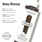 dpHUE Gloss+, Cool Medium Brown - 6.5 oz (8-12 Applications) - Semi-Permanent Hair Color & Conditioner - Lasts Up to Eight Washes - Paraben, SLS & SLES Sulfate Free - Vegan, Leaping Bunny Certified