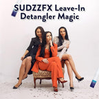 SUDZZFX ALL IN ONE Powerful Leave-in Hair Detangler - Creates Shine - Heat Protection - Smoothes Frizzy Hair - Color Safe - Sulfate Free