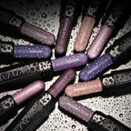 Purple Eyeshadow Stick 6PCS Set, Metallic Shimmer Matte Cream Eye Shadow Palette Brightener Pencil Crayon, Halloween Makeup - BLUEBERRY