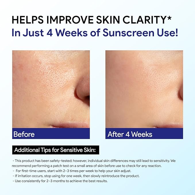 T-Collagen Sunscreen Serum SPF50+ – Lightweight UV Defense, No White Cast, Collagen + Stem-Cell Complex – For Sensitive Skin (4 Bottles)