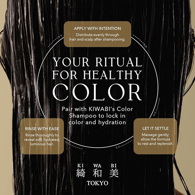 KIWABI Root Vanish Hair Conditioner for Women – Conditioner for Color Treated Hair – UV Protection & Anti-Fade Formula – Hydrating & Strengthening – Sulfate-Free and Fragrance-Free