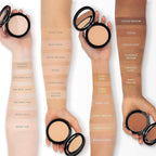 Glo Skin Beauty Pressed Base Powder Foundation Makeup (Chestnut Medium) - Flawless Coverage for a Radiant Natural, Second-Skin Finish