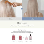 ANILLO Rosy Night Repair Shampoo – Anti-Dandruff & Damage Repair with Damask Rose Water & Ceramide – Color Safe, Silicone & Sulfate Free (15.22 fl. Oz)