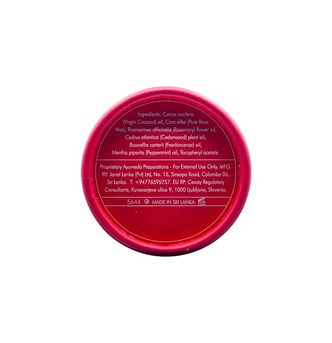 SPA CEYLON Focus Clarifying Balm, Clean Ingredients, Vegetarian, Meditation Balm, Aromatherapy, Natural Calm, 100% Natural Organic, Essential Oils (Cedarwood, Frankincense)