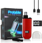 2025 Rechargeable Nose & Ear Hair Trimmer, Dual-Edge Blade Electric Clipper for Women Men, Facial & Eyebrow Hair Removal Tool, Powerful Motor, Painless, Easy to Clean