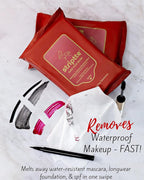 Fresh One Makeup Remover Wipes - Facial Cleansing | Deeply Hydrating | Brightening, Radiance-Boosting | Gently Removes Waterproof Makeup, Oil, & Eye Mascara | Face wipes for women | STRIPTTE (90 CT)