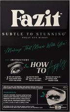 Fazit Makeup Patches - Holly Wings Eye Speckles - Glow Up Make-Up Patches - Cute Glitter Makeup Accessories for Women - Cosmetic Glitter for Face