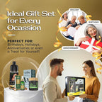 Herbishh Hair Color Shampoo for Gray Hair – Natural Hair Dye Shampoo – Lasts Up To 3-4 Weeks – 500ML – 3-In-1 Hair Color – Colors, Cleanses, and Conditions (Black GiftSet)