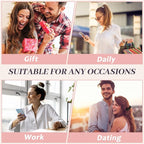 5Pcs Satin Scrunchies for Women, Softer Than Silk Scrunchies, Fashion No Crease Hair Ties for Thin Thick Hair,Soft Hair Bands No Damage for Girls, Ideal Gifts for Women (Set 5)