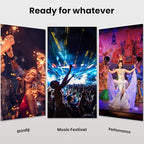 Mermaid Hair Glitter Stick, Waterproof Face Glitter for Concerts Music Rave Festival Party, Face and Body Glitter Makeup with Sparkle for Women Body/Face/Hair/Wig