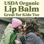 Earth's Daughter USDA Organic Lip Balm 6-Pack Stocking Stuffers - Fruit Flavors, Beeswax, Coconut Oil, Vitamin E - Best Lip Repair Chapstick for Dry Cracked Lips - Moisturizing Lip Care