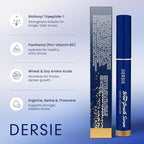 Dersie Eyebrow Growth Serum: Brow Enhancing Serum Infused with Peptide Complex, Biotin & Arginine for Fuller, Stronger, Thicker Brows – Nourishes and Strengthens Dry, Sparse, or Thinning Brows (5 mL)