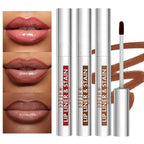 3Pcs Peel Off Lip Liner Lipstick Makeup, Chestnut Nude Brown Peel Off Lipgloss for Women Magic Lipstick 24 Hours Original Lip Liner Makeup Stain (#C, 1 Count (Pack of 3))