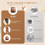 Hair Ties No Damage - 10PCS Ponytail Holders - Elastic Hair Ties for Thick Hair - Braided Hair Bands for Women Girls's Hair - Neutral