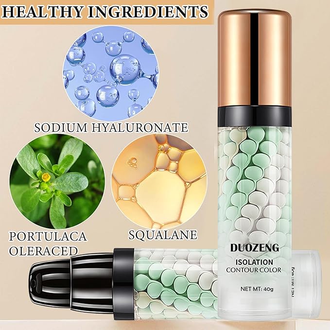 1 Pcs One Step Color Corrector,Natural Isolation Cream,Face