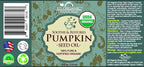 US Organic Pumpkin Seed Oil, USDA Certified Organic,100% Pure & Natural, Cold Pressed Virgin, Unrefined in Amber Glass Bottle w/Glass Eyedropper for Easy Application (Large (4 oz, 115 ml))
