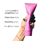 Rizos Curls Strong Hold Gel - Long-Lasting, Flake-Free Gel for Curly, Coily, and Wavy Hair, Frizz Control, Curl Definition & Shine, Vegan Collagen Peptides & Sugar Cane Extract, 8oz