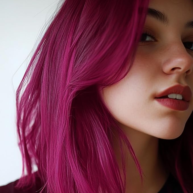 Pink Hair Spray, Hair Color Spray 1-Day Hair Dye Colored for Kids Women Men, Hair Wax Color Washable, Hair Paint Halloween Fast-Drying 4.06 Fl Oz