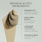 HADAT Hydro Spa Hair Treatment – Professional Hair Mask for Deep Moisturizing Repair and Shine – Macadamia Oil – Salon Quality for Dry Damaged Color-Treated Hair – Israeli Haircare, 16.9 Fl Oz